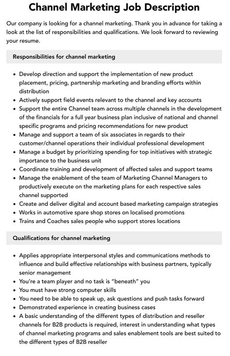 chanel marketing job